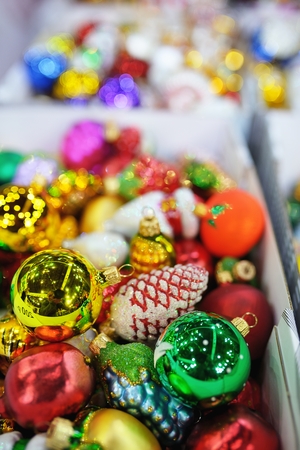 New Year toys on Christmas Fairの写真素材