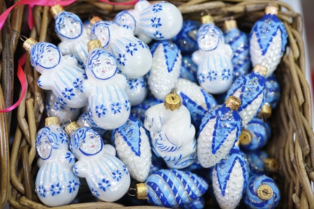 New Year toys on Christmas Fairの写真素材