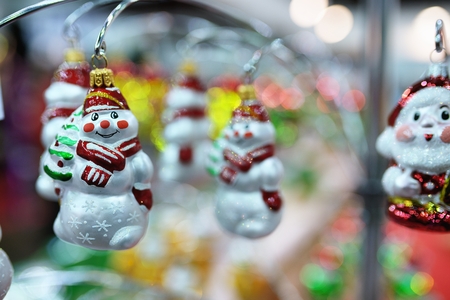 New Year toys on Christmas Fairの写真素材