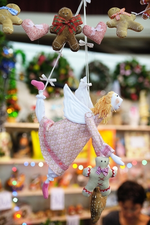 New Year toys on Christmas Fairの写真素材