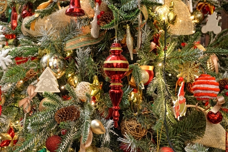 Christmas and New Year interiorの写真素材