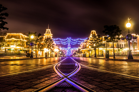 Main Street, Disneyland Parisのeditorial素材