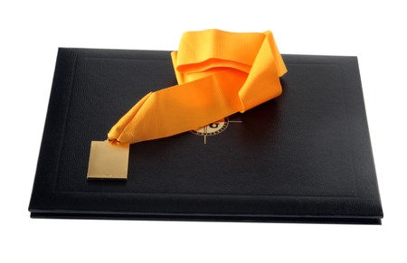 Medal and diplomaの写真素材