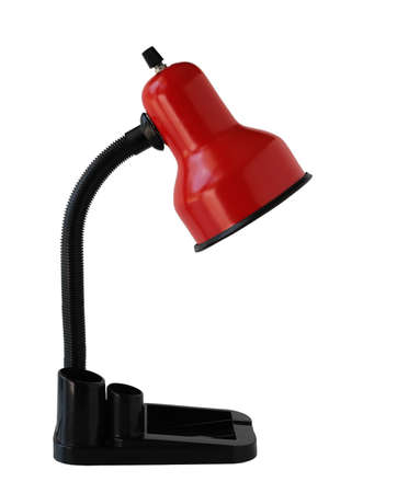 Desktop lamp with penholderの写真素材
