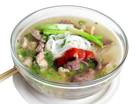 Beef noodle Vietnamese cuisine, pho