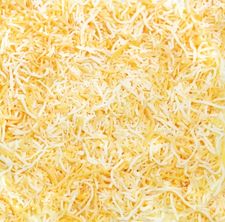 Shredded Colby and Monterey Jack mix for food backgroundの写真素材