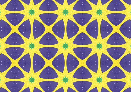 Abstract Kaleidoscope circle Background texture illustration mapの写真素材