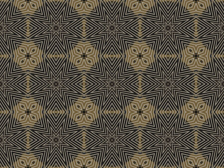 red Ethnic pattern. Abstract kaleidoscope fabric design.