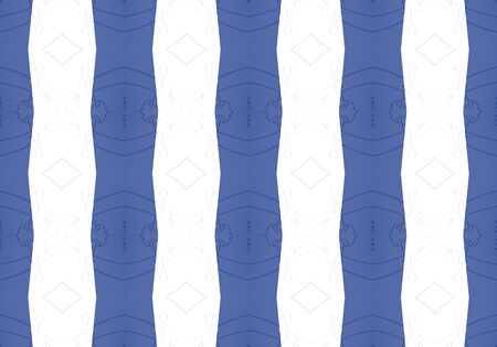 Blue Ethnic pattern. Abstract kaleidoscope fabric design.