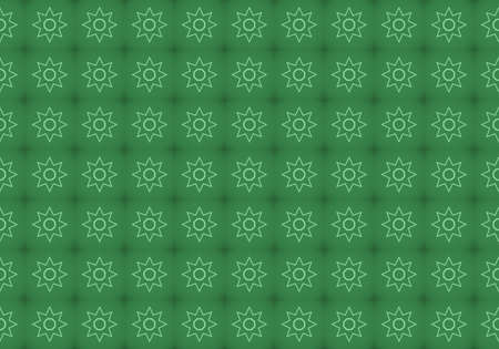 Green Ethnic pattern. Abstract kaleidoscope fabric design.の写真素材