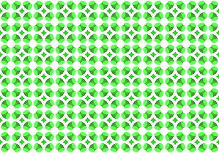 Green Ethnic pattern. Abstract kaleidoscope fabric design.の写真素材