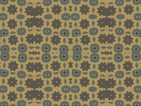 Ethnic pattern. Abstract kaleidoscope fabric design texture