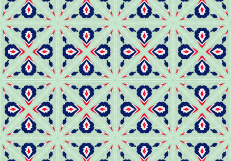 Ethnic pattern. Abstract kaleidoscope fabric design texture