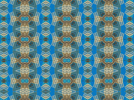 Ethnic pattern. Abstract kaleidoscope fabric design texture