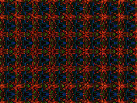 Ethnic pattern. Abstract kaleidoscope fabric design texture