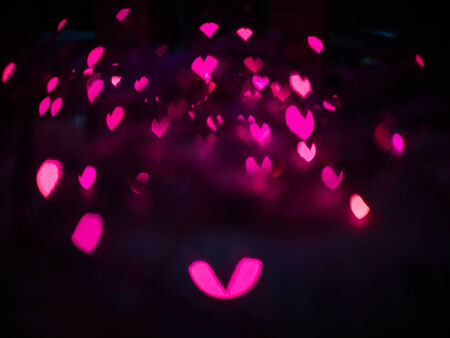 Heart bokeh background, Love Valentine's day background