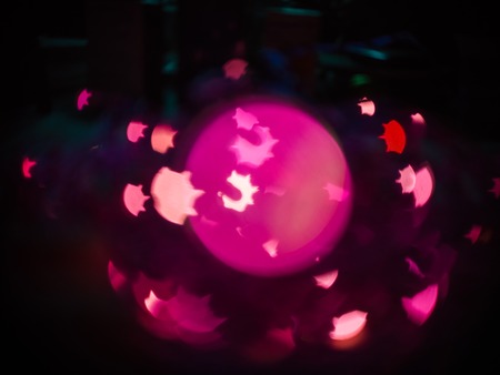 Heart bokeh background, Love Valentine's day backgroundの写真素材