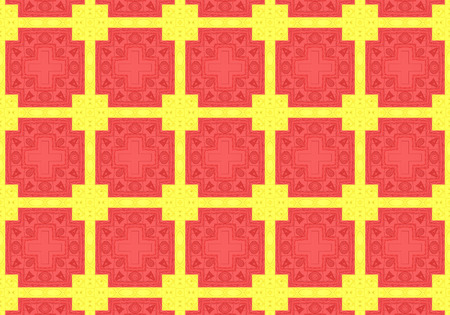 Ethnic pattern. Abstract kaleidoscope fabric design texture
