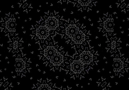 Ethnic pattern. Abstract kaleidoscope fabric design textureの写真素材