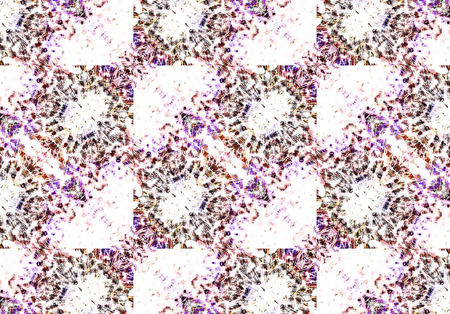 Ethnic pattern. Abstract kaleidoscope fabric design texture