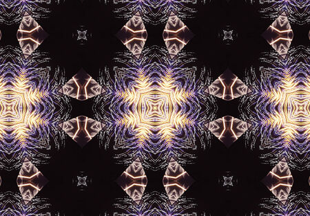 Ethnic pattern. Abstract kaleidoscope fabric design texture