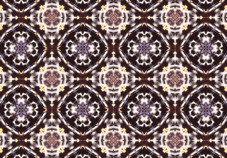 Ethnic pattern. Abstract kaleidoscope fabric design texture
