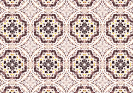 Ethnic pattern. Abstract kaleidoscope fabric design texture