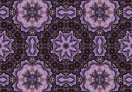 Ethnic pattern. Abstract kaleidoscope fabric design texture