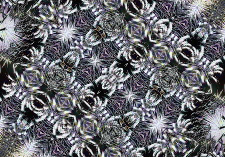 Ethnic pattern. Abstract kaleidoscope fabric design texture