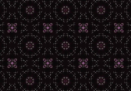 Ethnic pattern. Abstract kaleidoscope fabric design texture