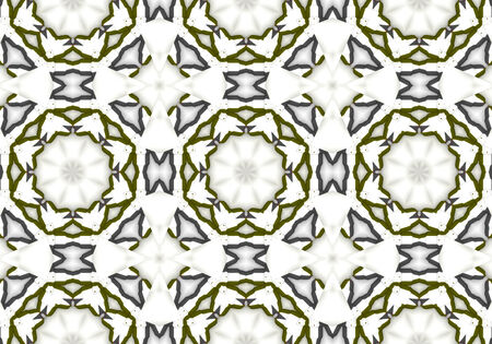 Ethnic pattern. Abstract kaleidoscope fabric design textureの写真素材