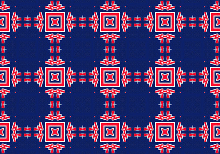 Ethnic pattern. Abstract kaleidoscope fabric design texture