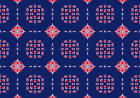 Ethnic pattern. Abstract kaleidoscope fabric design texture