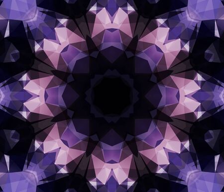 Ethnic pattern. Abstract kaleidoscope fabric design texture