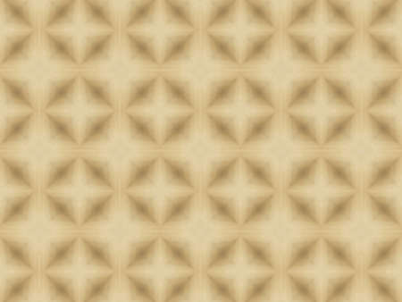 Brown Ethnic pattern. Abstract kaleidoscope fabric design.