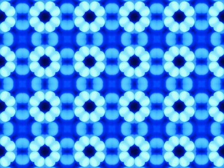 Blue Ethnic pattern. Abstract kaleidoscope fabric design.の写真素材