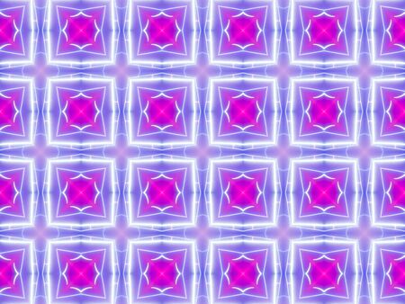Purple Ethnic pattern. Abstract kaleidoscope fabric design.