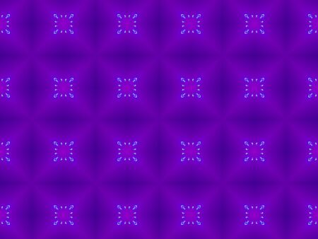 Purple Ethnic pattern. Abstract kaleidoscope fabric design.の写真素材