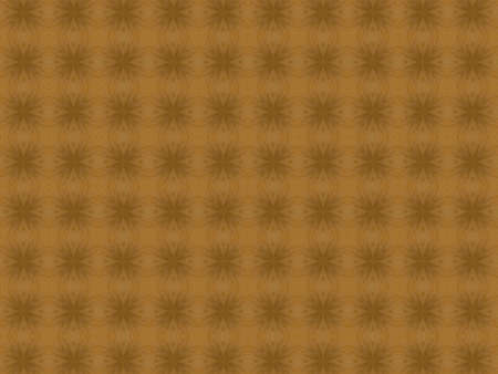 Brown Ethnic pattern. Abstract kaleidoscope fabric design.