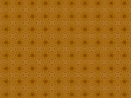 Brown Ethnic pattern. Abstract kaleidoscope fabric design.