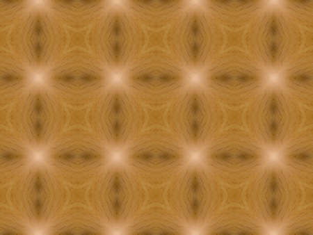 Brown Ethnic pattern. Abstract kaleidoscope fabric design.