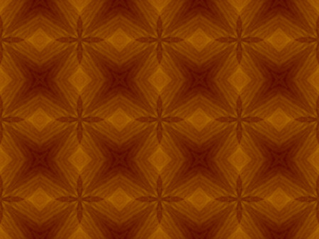 Brown Ethnic pattern. Abstract kaleidoscope fabric design.