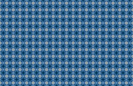 Blue Ethnic pattern. Abstract kaleidoscope fabric design.