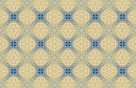 Colored Ethnic pattern. Abstract kaleidoscope fabric design.