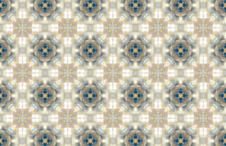 Colored Ethnic pattern. Abstract kaleidoscope fabric design.の写真素材