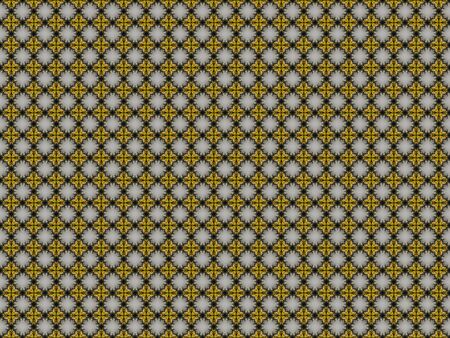 Green Ethnic pattern. Abstract kaleidoscope fabric design.