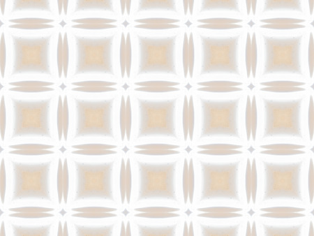 White Ethnic pattern. Abstract kaleidoscope fabric design.の写真素材