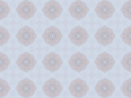 White Ethnic pattern. Abstract kaleidoscope fabric design.の写真素材