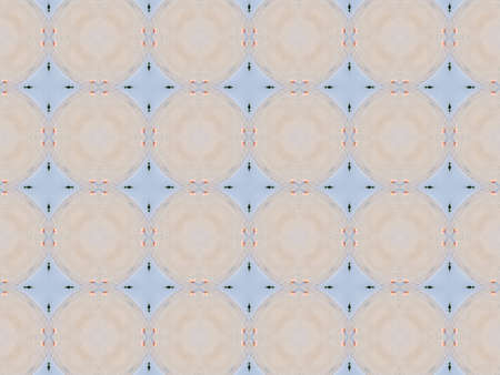 White Ethnic pattern. Abstract kaleidoscope fabric design.の写真素材