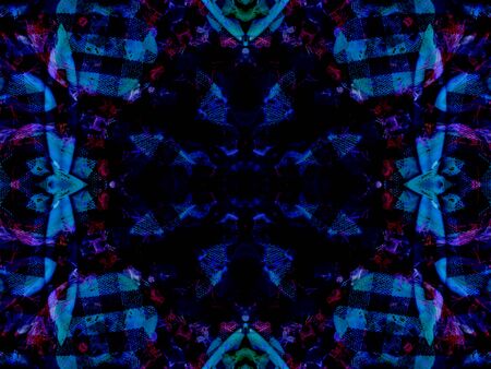 blue color drawing in kaleidoscope pattern - blue color drawing in kaleidoscope pattern for...